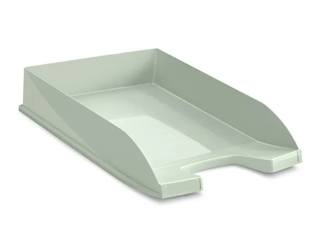Bac a courrier Vert sauge - Firstplastique recycle 94% -