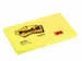 Memoblok Post-it 655 76x127mm 100 vel per blok neon geel