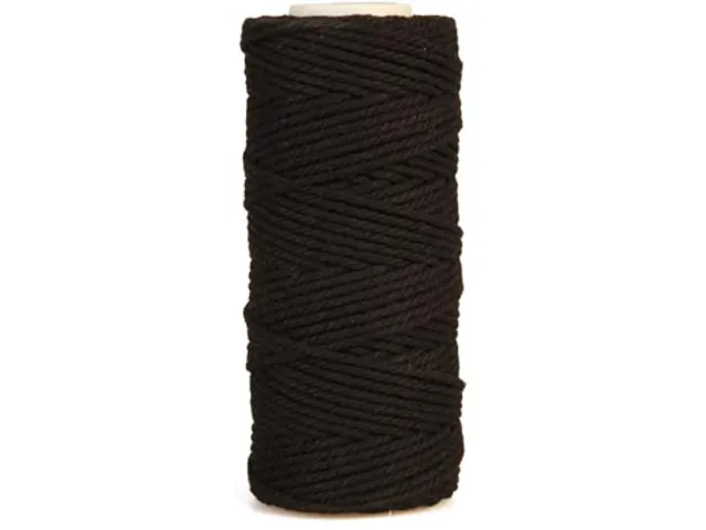 Macramétouw 200G 130M-2 Mm Zwart