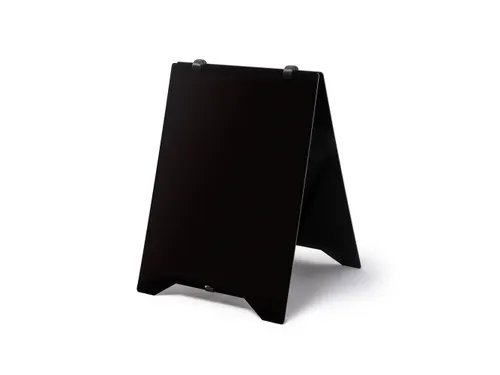 Stoepbord Grab & Grip Krijtbord BOND panelen A2 Zwart Dubbelzijdig