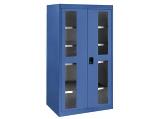 zwaarlastkast met zwenkdeuren,HxBxD 1950x1146x690mm,lak RAL5010 - 1