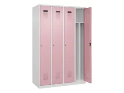 locker voor scheiding van kleding,HxBxD 1850x1200x500mm,4vak