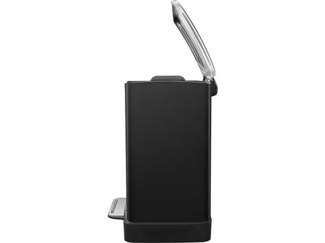 Pedaalemmer E-Cube 20 liter Zwart Mat RVS