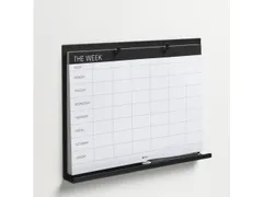 Weekplanner Engels Naga 52 Vel Zwart