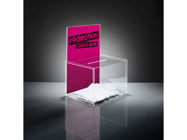 Aktiebak Sigel Transparant 225x300x170mm + Insteek Voor A4