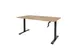Bureau Assis-Debout Dextro Slinger Pied-T 120x80 Honey castello Noir