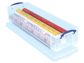 Opbergbox Really Useful 22 liter 800x255x155mm transparant wit - 1