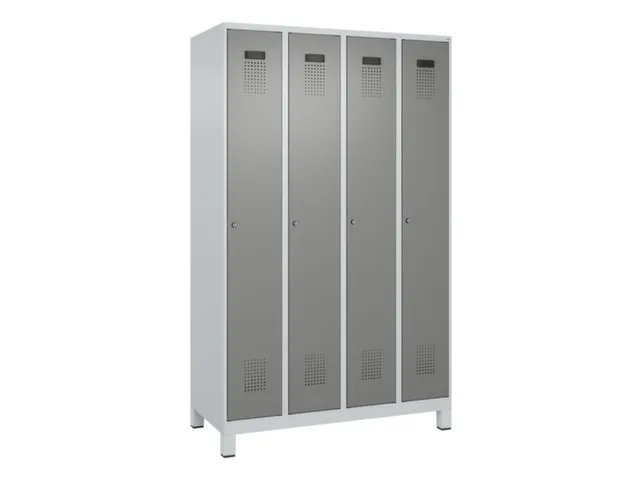 locker voor scheiding van kleding,HxBxD 1950x1200x500mm,4vak