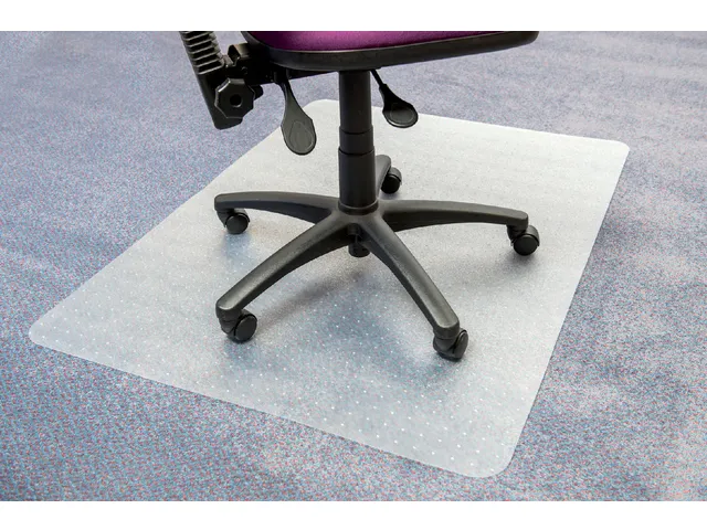 Tapis protège-sol Floortex PVC 120x150cm pour sols tendres