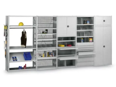 zijwand,v. inhaakstelling,HxD 2000x500mm,verzinkt,massief plaatstaal