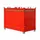 klapbodemcontainer,HxLxB 1445x1040x1845mm,2m³,hijsogen,vorksloffen