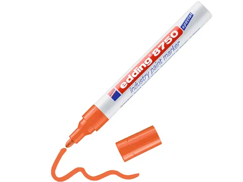 Lakmarker edding e-8750 industry oranje