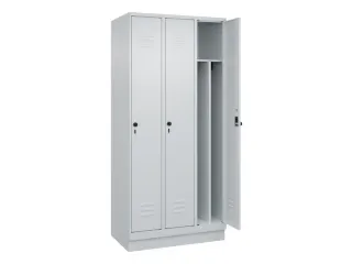 locker voor scheiding van kleding,HxBxD 1950x900x500mm,3vak - 2