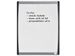 Nobo droog uitwisbaar whitebord met gewelfde lijst 35.5x28cm