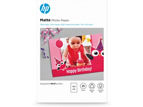 7HF70A HP Fotopapier 10x15cm 25sheet