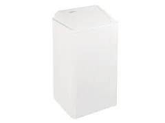 Poubelle fermée PP0065 65 litres Blanc