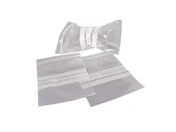 Gripsealzak 230x320mm Transparant met Schrijfvlak 50 micron ldpe