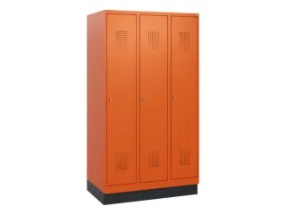 schoollocker,HxBxD 1630x900x500mm,3vak,vak B 300mm,cil.-slot,sokkel - 2