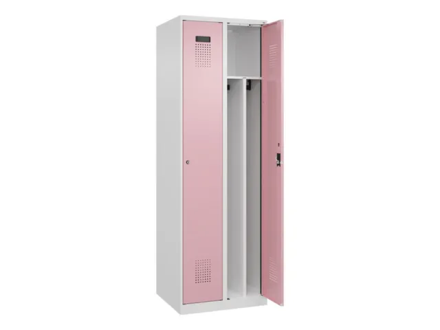 locker voor scheiding van kleding,HxBxD 1850x600x500mm,2vak