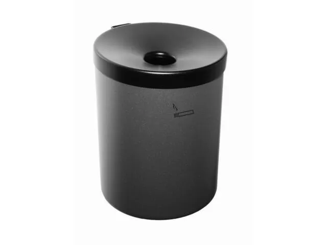 Cendrier mural 6L 250x180x180mm Acier Corps graphite
