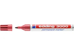 Viltstift edding 3000 rond 1.5-3mm karmijnrood
