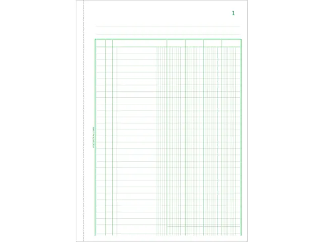 Manifold 4 colonnes 29,7x21cm 50 feuillets dupli autocopiants -