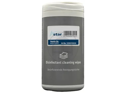 As31201 Astar Schoonmaakdoekjes Desinfectie 100 Stuks