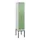 Z-garderobekast,HxBxD 2120x400x500mm,vak B 200/400mm,cil.-slot