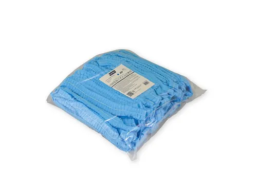 Haarnet Hynex clip non-woven blauw pp 100 stuks