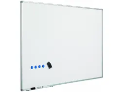 Whiteboard 100x150cm Magnetisch Gelakt Staal met Starterkit
