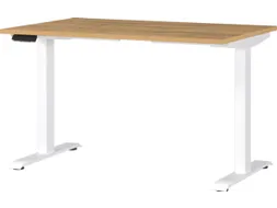 Elektrisch ihv bureau,HxBxD 720-1200x1200x800mm,blad Grandson-eiken