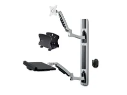 Wandmonteerbare Zit-Sta Werkplek, VESA-Beugel Voor 32 Inch Scherm