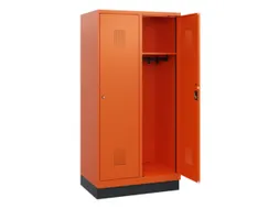 schoollocker,HxBxD 1630x800x500mm,2vak,vak B 400mm,cil.-slot,sokkel