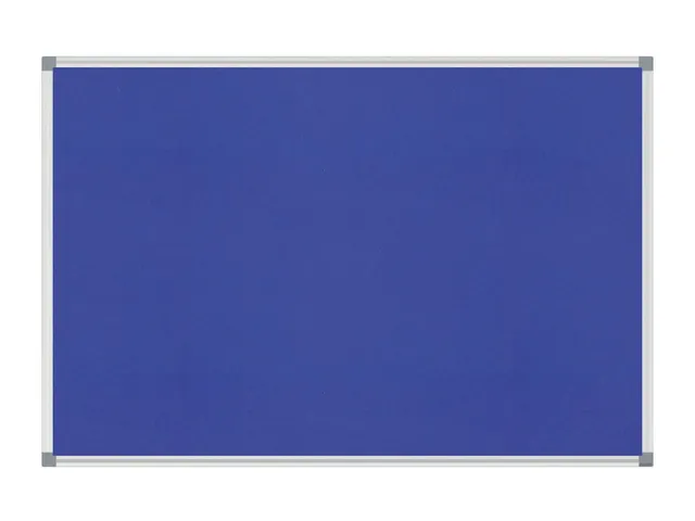 Prikbord MAULstandaard 90x180cm Textiel Blauw