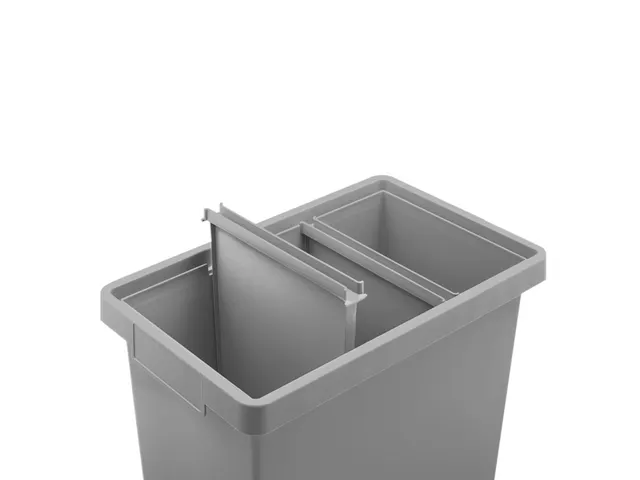 Polymax Afvalscheidingsbak 40 Liter Grijs Groen Geel Blauw