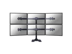 Fpma-d700dd6 Newmounts Flatscreen Bureausteun 6 schermen