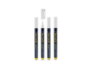 Krijtstift Securit SMA-100 rond wit 1-2mm blister à 4 stuks - 1