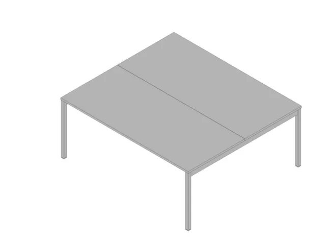 In hoogte verstelbare benchtafel,HxBxD 680-760x1800x1600mm,blad grijs