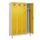 locker voor scheiding van kleding,HxBxD 1950x1200x500mm,4vak
