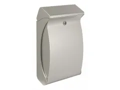 Brievenbus ‘swing’ Zilver Kunststof