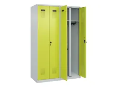locker voor scheiding van kleding,HxBxD 1850x1200x500mm,4vak