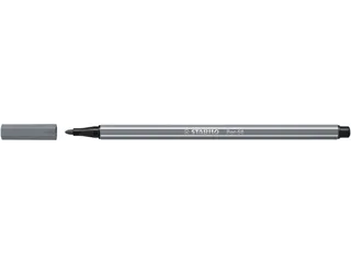 Viltstift STABILO Pen 68/96 medium donkergrijs - 6