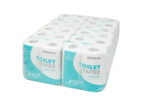Toiletpapier 230020 Euro tissue 100% cellulose 2-laags 48 Rol
