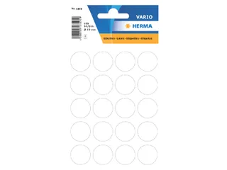 HERMA 1870 Multipurpose etiketten Rond 19mm Wit 100 stuks - 1