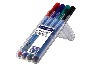 Viltstift Staedtler OHP Lumocolor 305 Non Perm. Correct F set à 4st - 3