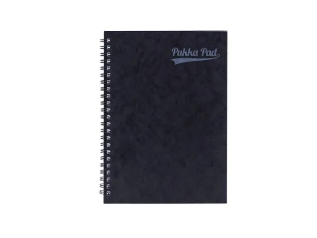 Cahier a spirale et couverture cartonnee A5 BlackA5