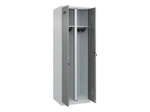 locker voor scheiding van kleding,HxBxD 1850x600x500mm,2vak