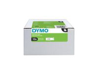 Labeltape Dymo 45803 D1 19mmx7m zwart op wit 10rol