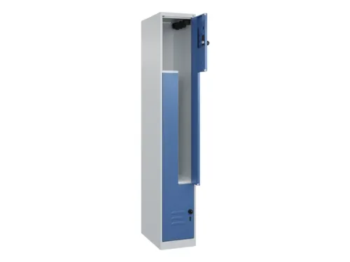 Z-garderobekast,HxBxD 1850x300x500mm,vak B 150/300mm,draaigrendel