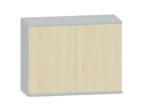 Kantoorkast 770x1000x430mm Decor Romp Lichtgrijs Decor Front Esdoorn